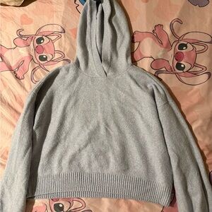 Hollister Light Gray Hoodie